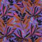 Preview: Baumwollsatin Purple Lush Leaves von Nerida Hansen